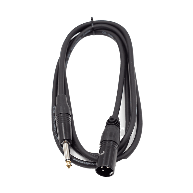FTS 1.8M XLR Male to 6.35 Mono Jack Male 1.8m [TX012+TJ013] - Fastrak