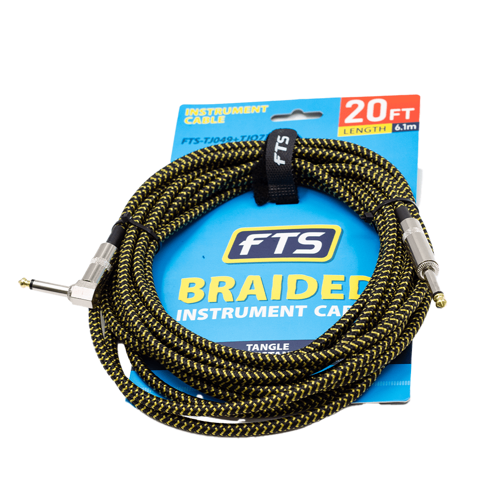 FTS 6M Braid Instrument Cable with Nylon Weave - Cables – Fastrak