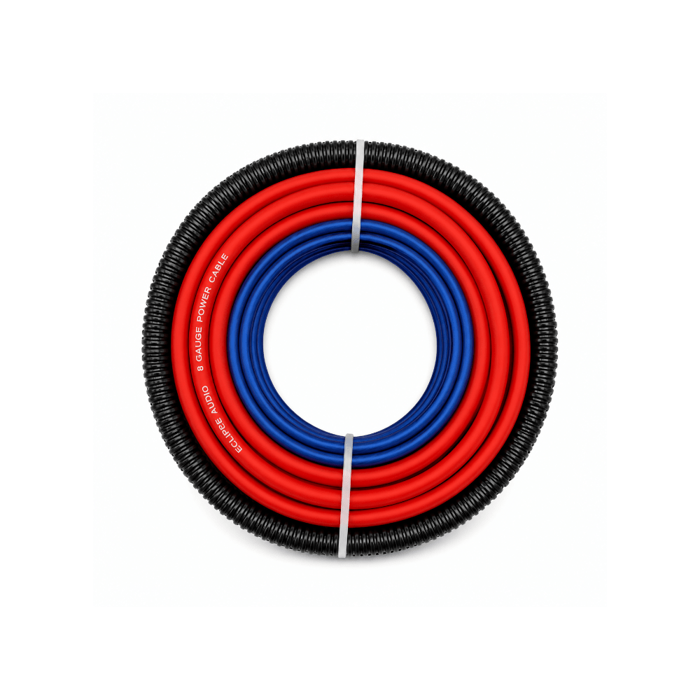 Eclipse Audio Amp Wiring Kit 8 Gauge [EA-IPW-8KT] - Fastrak