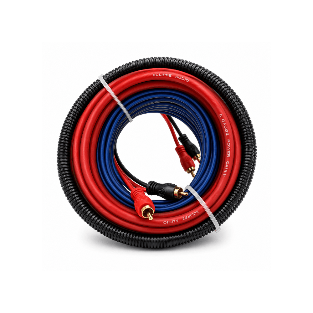Eclipse Audio Amp Wiring Kit 8 Gauge [EA-IPW-8KT] - Fastrak