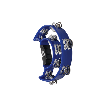 Rhythm Double Row Tambourine Blue - Fastrak