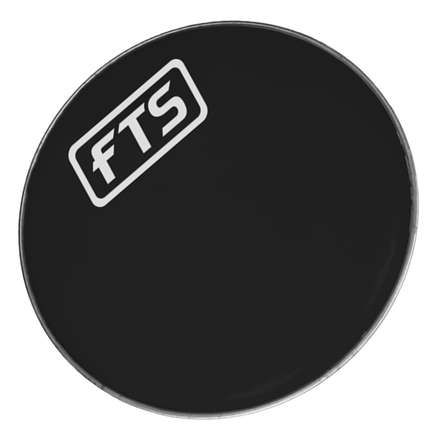 FTS 22'' Black Drum Head 0.25mm ) (MKI) - Fastrak