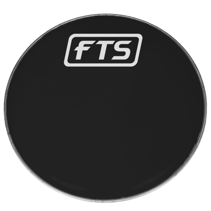 FTS 22'' Black Drum Head 0.25mm ) (MKI) - Fastrak