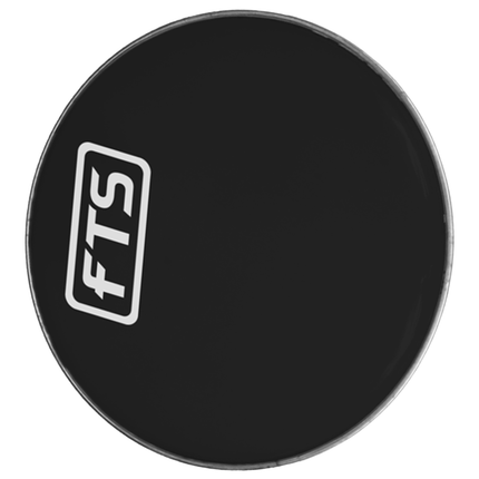 FTS 22'' Black Drum Head 0.25mm ) (MKI) - Fastrak