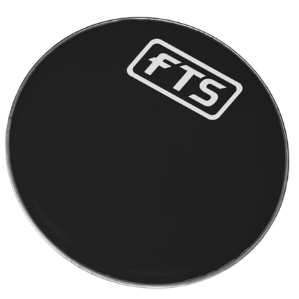 FTS 22'' Black Drum Head 0.25mm ) (MKI) - Fastrak
