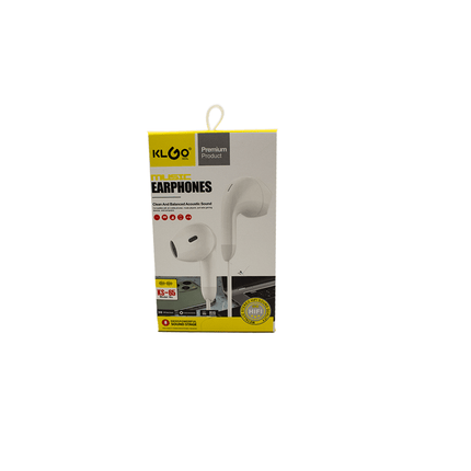 KS - 65 WH KlGo Earpohes White - Fastrak