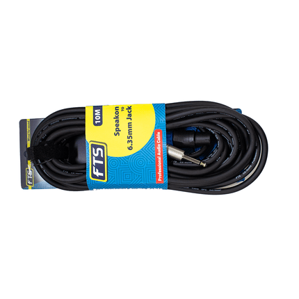FTS 10M 2*2.5MM2CCA Speakon To Mono Jack [FTS - TSC033C09/10M] - Fastrak