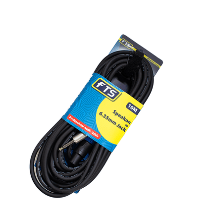 FTS 10M 2*2.5MM2CCA Speakon To Mono Jack [FTS - TSC033C09/10M] - Fastrak