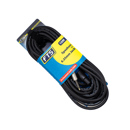FTS 10M 2*2.5MM2CCA Speakon To Mono Jack [FTS - TSC033C09/10M] - Fastrak