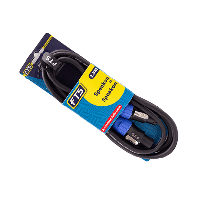 FTS - TSC033*2 /2.5M Speakon To Speakon 2.5M2*2.5MM2CCA/TSC033*2 Copper Pins - Fastrak