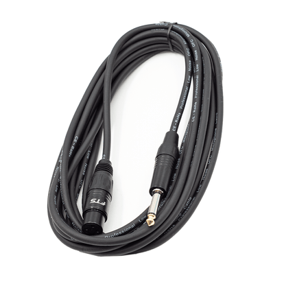 FTS 5M XLR Female to 6.35 Male Mono Jack [TX009+TJ013/5M] - Fastrak