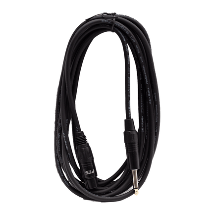 FTS 5M XLR Female to 6.35 Male Mono Jack [TX009+TJ013/5M] - Fastrak