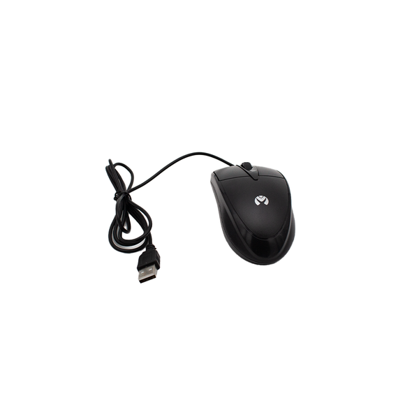 Mikuso Wired Optical Mouse 3 Buttons + 1 Wheel Black [MOS-371U BK]