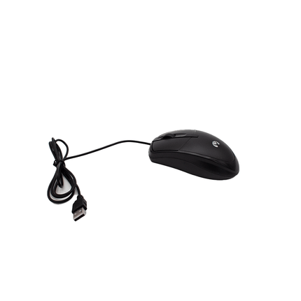 MOS - 371U BK Mikuso Wired Optical Mouse 3 Buttons + 1 Wheel Black - Fastrak