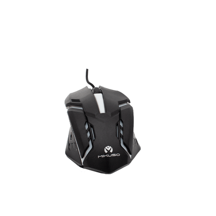 MOS - 379U BK Mikuso Wired Mouse 3 Buttons + 1 Wheel Black - Fastrak
