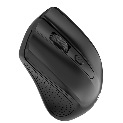 Mikuso 2.4GHz Wireless Mouse [MOS - WO17 BK] - Fastrak