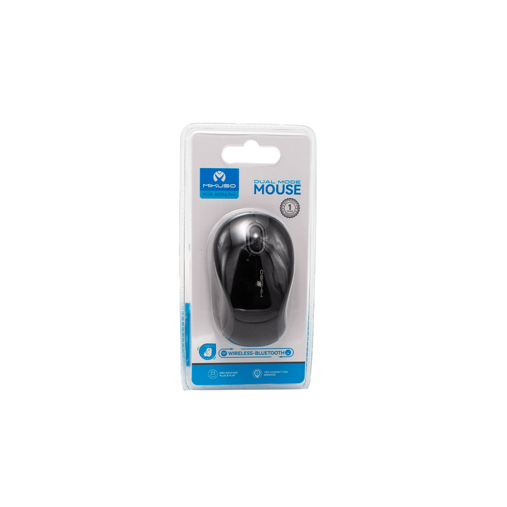 Mikuso 2.4G Wireless Mouse Black/Grey - Wireless Mouse – Fastrak