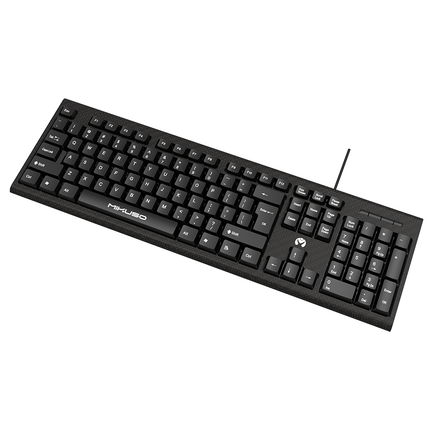 Mikuso Wired Keyboard Black [KB - 049U BK] - Fastrak