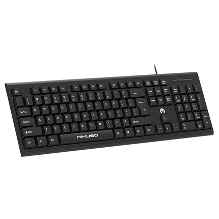 Mikuso Wired Keyboard Black [KB - 049U BK] - Fastrak