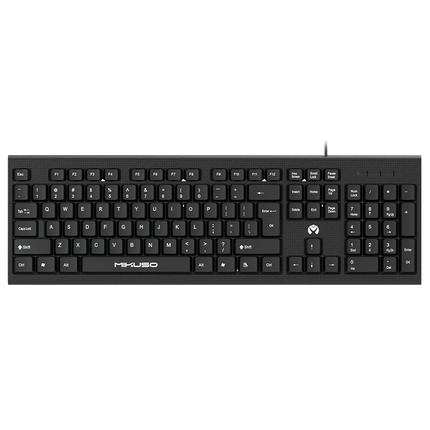 Mikuso Wired Keyboard Black [KB - 049U BK] - Fastrak