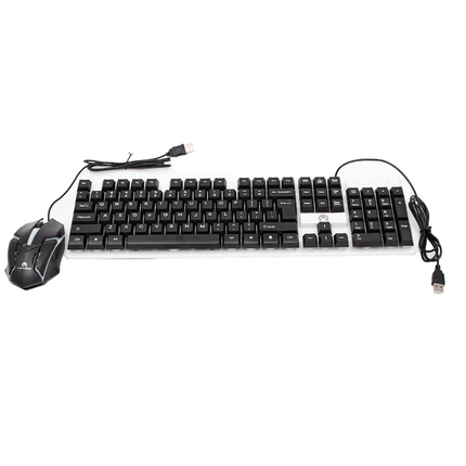 Mikuso Wired Waterproof splash design Keyboard Black [KB - C024 BK] - Fastrak