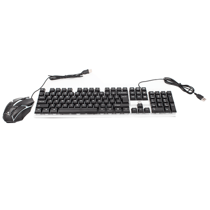 Mikuso Wired Waterproof splash design Keyboard Black [KB - C024 BK] - Fastrak