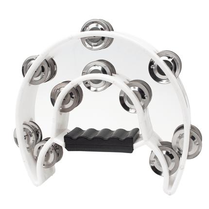 FTS Double Row Tambourine White [FTS - JT - TX9 - 20 WH] - Fastrak