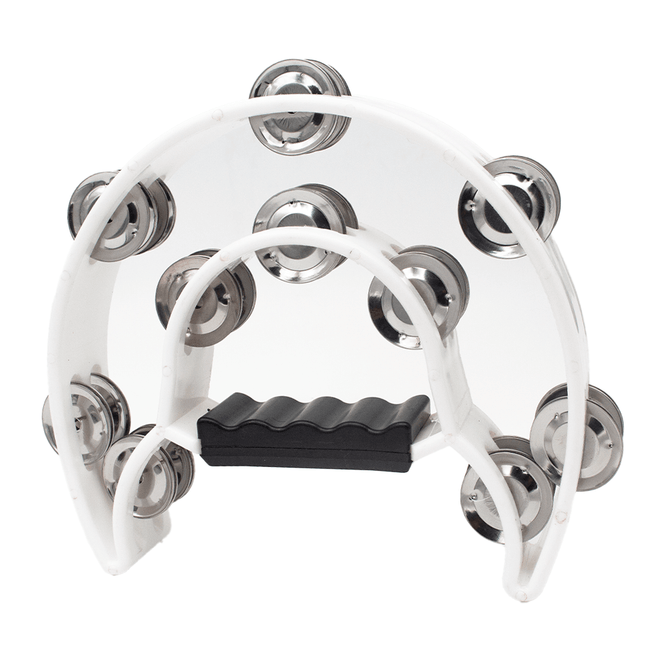 FTS Double Row Tambourine White [FTS - JT - TX9 - 20 WH] - Fastrak