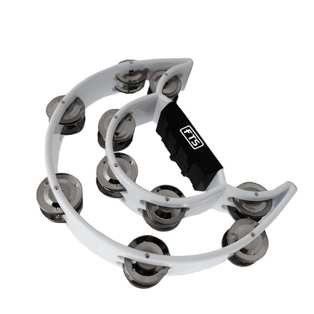 FTS Double Row Tambourine White [FTS - JT - TX9 - 20 WH] - Fastrak