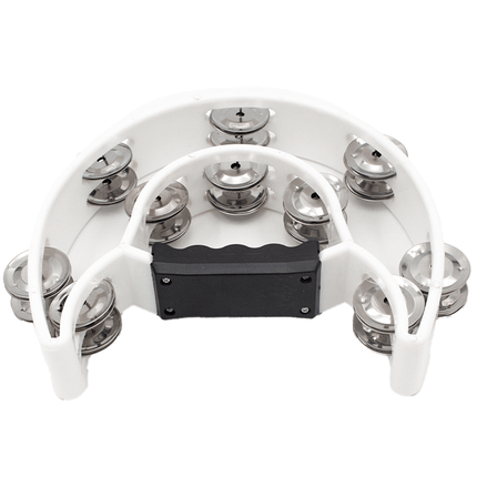 FTS Double Row Tambourine White [FTS - JT - TX9 - 20 WH] - Fastrak