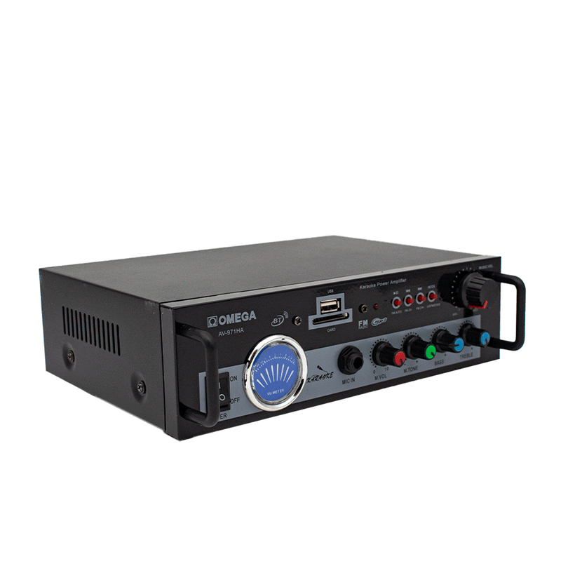 AV-971HA Omega  Home Amplifier With BT/FM Radio Tuner/USB&SD Card Reader Playback