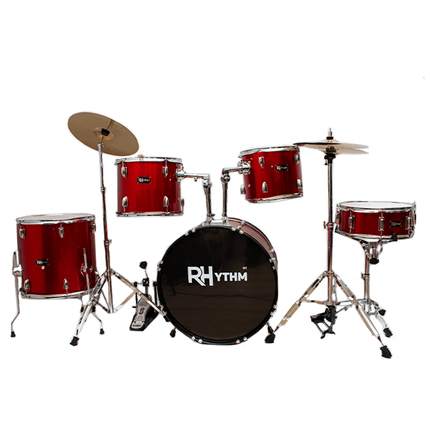 Rhythym MI 5PC Drum Set [JW22165PVC - 16 RD] - Fastrak