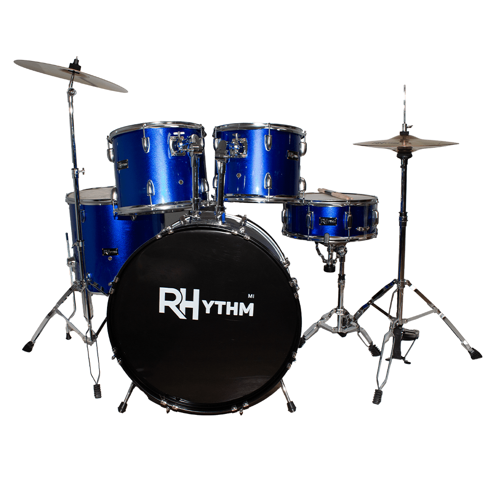 Rhythm MI 5PC Drum Set [JW22165PVC16 BL] - Drum Heads – Fastrak