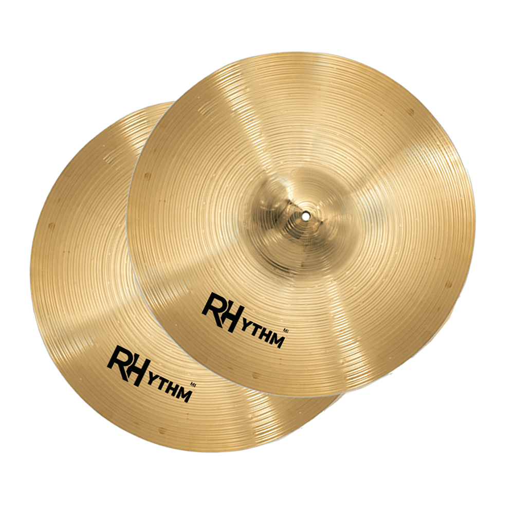 Rhythm MI 14''Hihat Practice Cymbal Pair - Fastrak