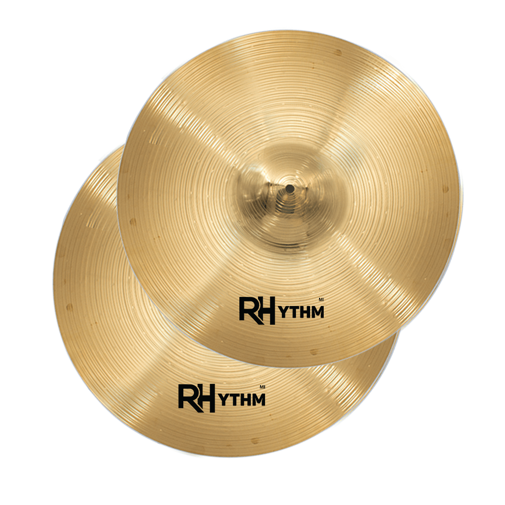 Rhythm MI 14''Hihat Practice Cymbal Pair - Fastrak