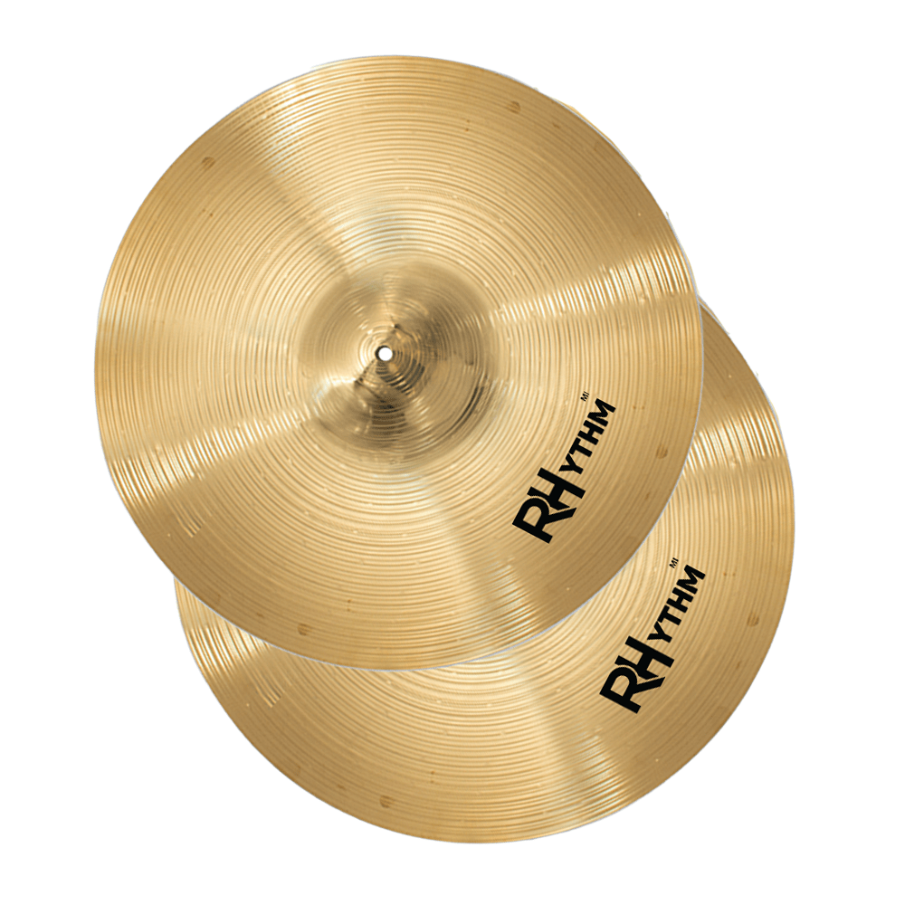Rhythm MI 14''Hihat Practice Cymbal Pair - Fastrak