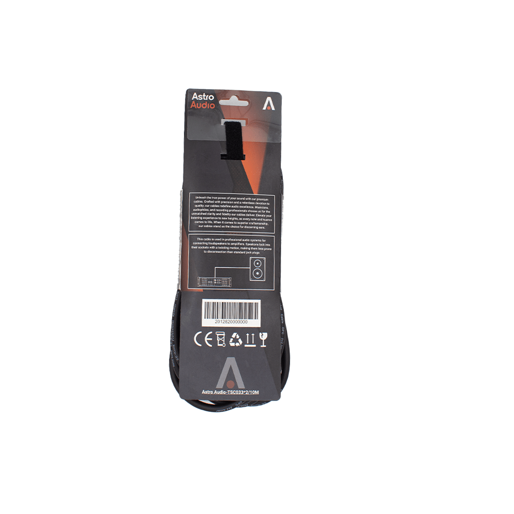 Astro Audio 10M Speakon to Speakon [TSC033*2/10M] - Fastrak
