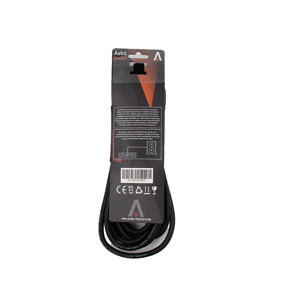Astro Audio 5M Speakon to Speakon [TSC033*2/5M] - Fastrak