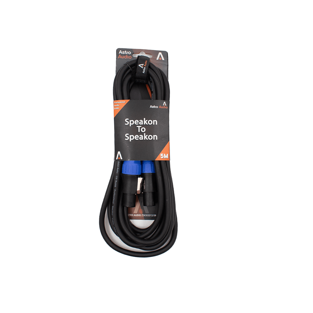 Astro Audio 5M Speakon to Speakon [TSC033*2/5M] - Fastrak