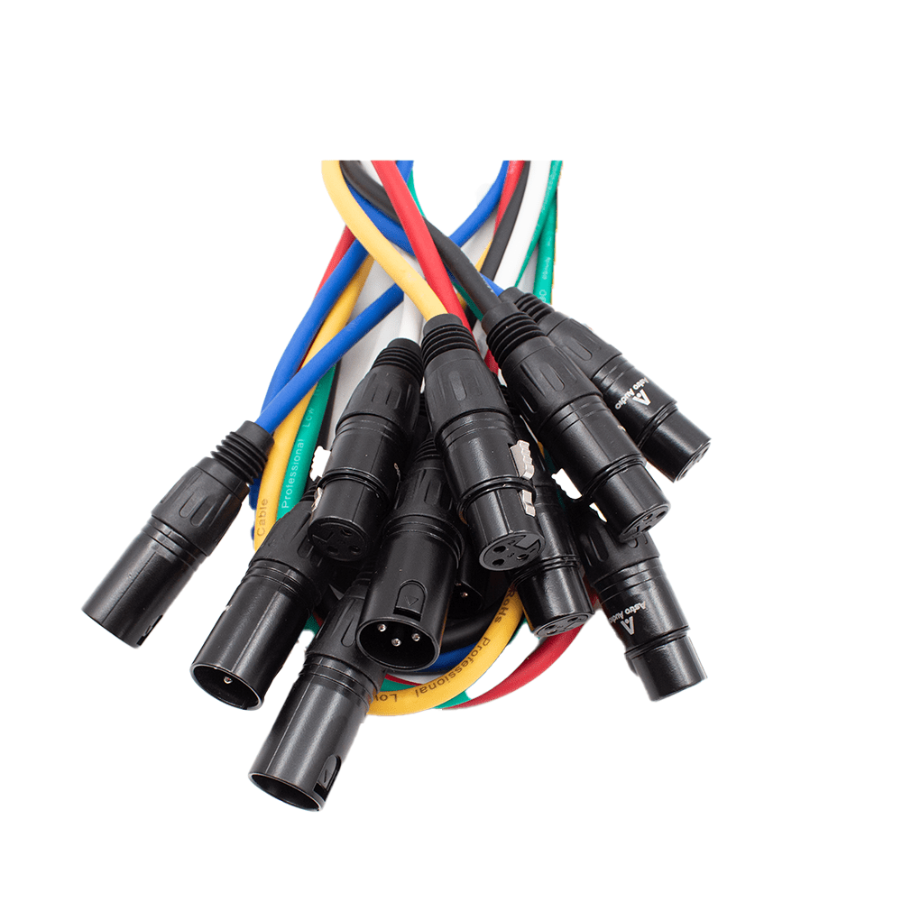 Astro Audio XLR Male to Female 6Pcs[Tx009 - Tx012/1M] - Fastrak