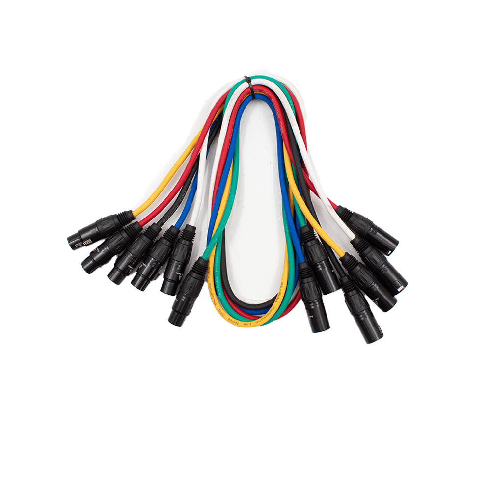 Astro Audio XLR Male to Female 6Pcs[Tx009 - Tx012/1M] - Fastrak