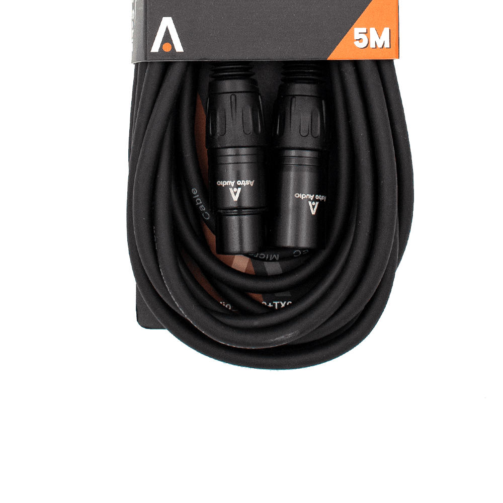 Astro Audio 5M XLR Male to XLR Female Mic Cable [Tx009-Tx012BK] - Fastrak