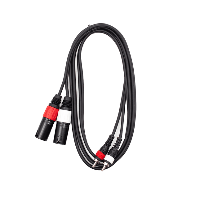 Astro Audio 1.8m C2RCA to 2XLR - Fastrak