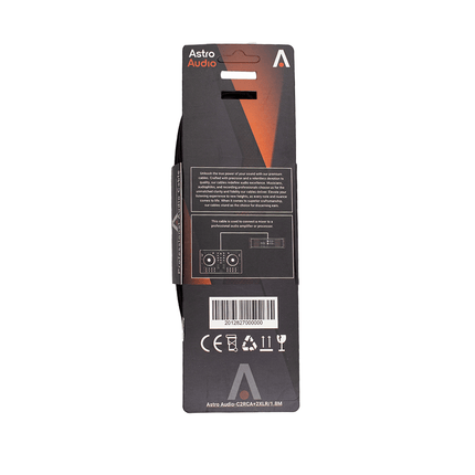 Astro Audio 1.8m C2RCA to 2XLR - Fastrak