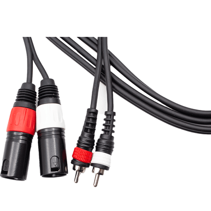 Astro Audio 1.8m C2RCA to 2XLR - Fastrak