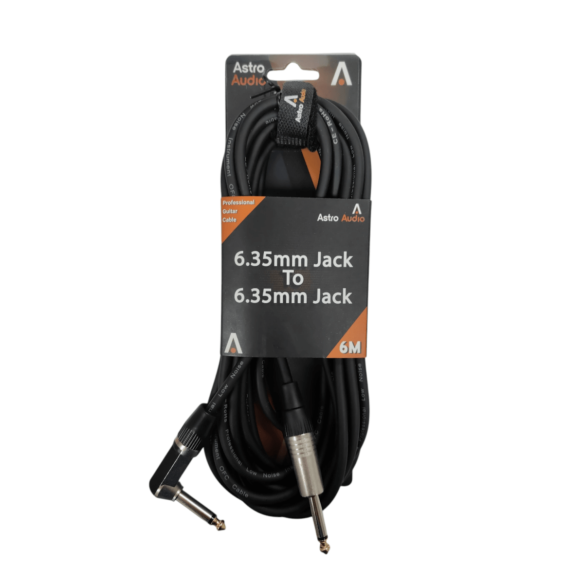 Astro Audio 6.35mm to 6.35mm Guitar Cable 6m [Tj003/Tj054/6m] - Fastrak