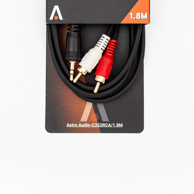 Astro Audio 3.5mm St Jack to 2RCA 1.8M [C352RCA18] - Fastrak