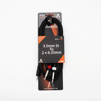 Astro Audio 3.5mm St to 2X6.35mm Plug 1 [C3526318] - Fastrak