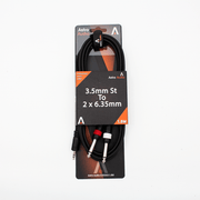 Astro Audio 3.5mm St to 2X6.35mm Plug 1 [C3526318] - Fastrak