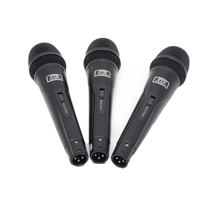 FTS 3 Pack Plastic Wired Microphone [FTS - SF268] - Fastrak